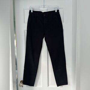 AG Adriano Goldschmied Black Straight Leg Lightweight Pants in Size 27